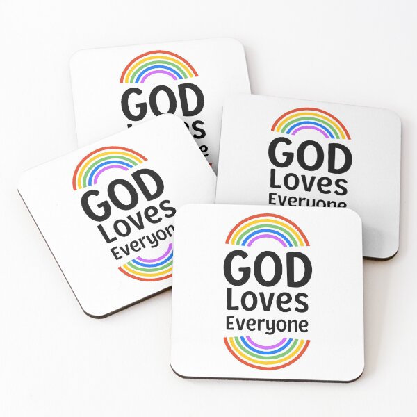 Item preview, Lgbt Christian: God Loves Everyone designed and sold by musthavewords.