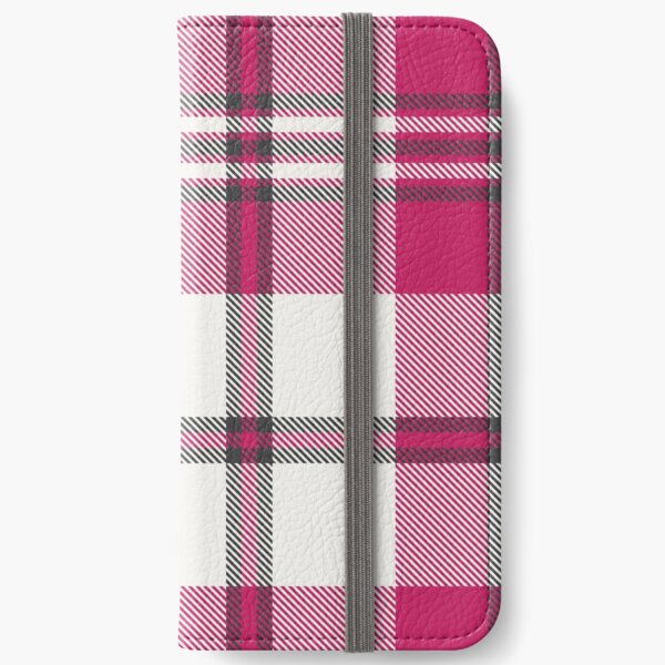 Tartan Rose iPhone Wallet