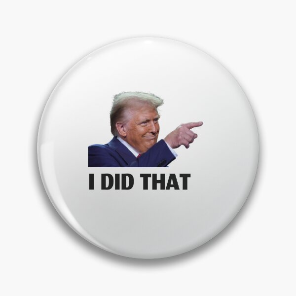 Item preview, Donald Trump "I Did That" gas crisis gas pump sticker high gas prices sticker designed and sold by Brookalilly.