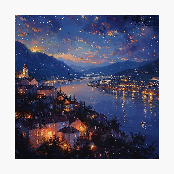 Item preview, Evening Village designed and sold by Dawn van Doorn.