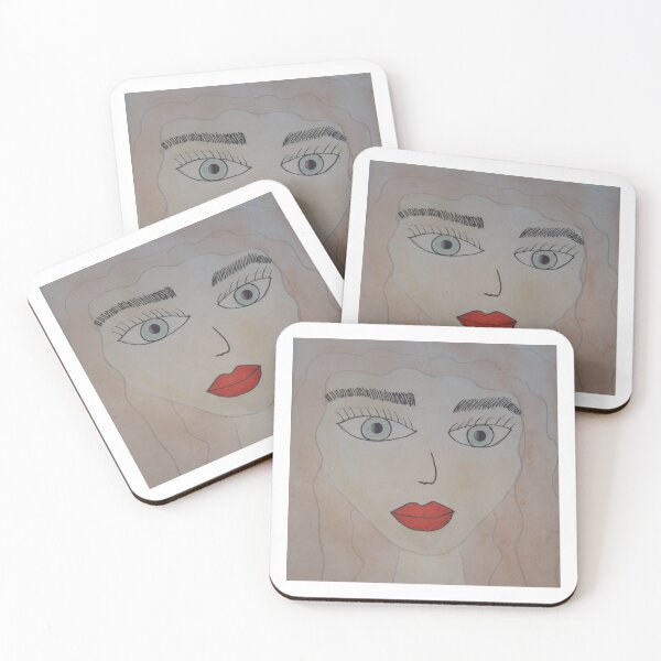 Item preview, Watercolor drawing of a woman's face designed and sold by NaturaFotos.