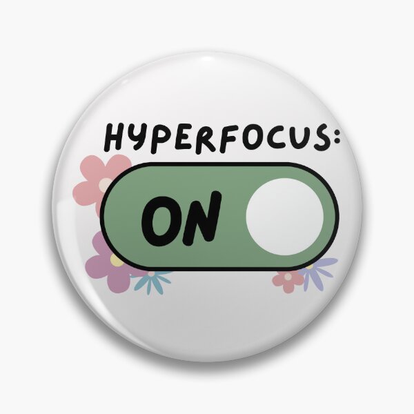 Item preview,  Relatable audhd/ adhd/ autism illustration: hyperfocus on designed and sold by NeurodiverseTea.