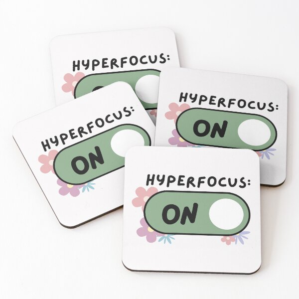 Item preview,  Relatable audhd/ adhd/ autism illustration: hyperfocus on designed and sold by NeurodiverseTea.