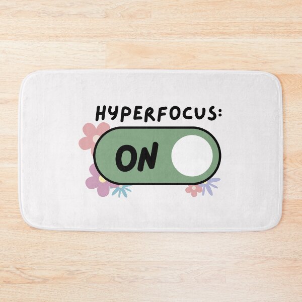 Item preview,  Relatable audhd/ adhd/ autism illustration: hyperfocus on designed and sold by NeurodiverseTea.