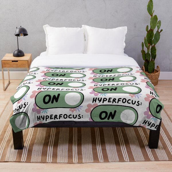 Item preview,  Relatable audhd/ adhd/ autism illustration: hyperfocus on designed and sold by NeurodiverseTea.