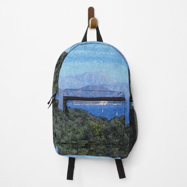 Item preview, Vista de la montaña de Ítaca, efecto de pintura designed and sold by paulboizot.