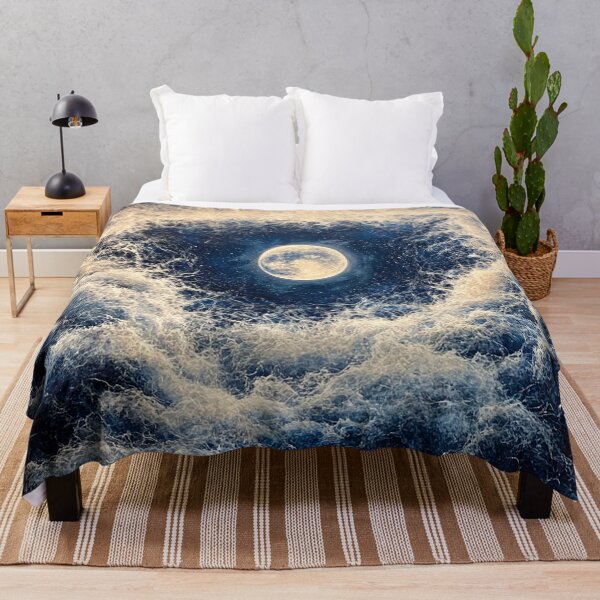 Item preview, Mystical Full Moon Surrounded by Clouds designed and sold by kyungmie87.