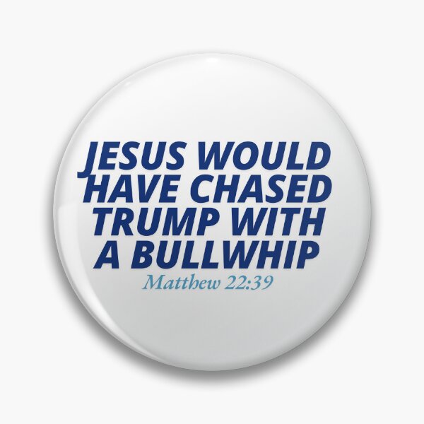 Vista previa del artículo con la obra «Jesús odiaría a Trump», diseñado y vendido por goblinbabe.