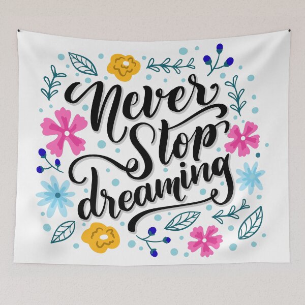 Item preview, Never Stop Dreaming designed and sold by ouchbyflora.
