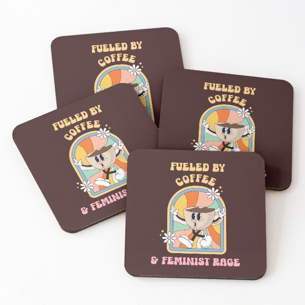 Item preview, Fueled by Coffee and Feminist Rage designed and sold by dooddles.