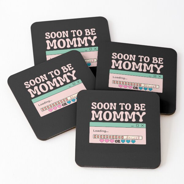 Item preview, Soon To be Mommy Promoted to Mommy-Loading Blue or Pink For women & Girls designed and sold by BornBorn.