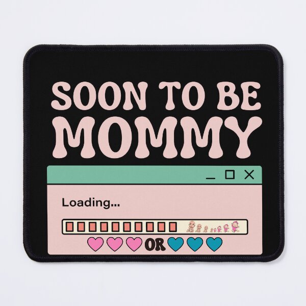Item preview, Soon To be Mommy Promoted to Mommy-Loading Blue or Pink For women & Girls designed and sold by BornBorn.
