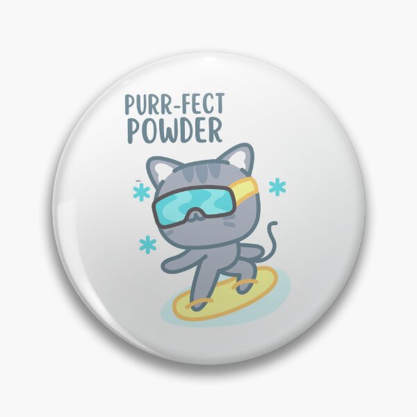Item preview, Cat Ski: Purr-fect Powder designed and sold by musthavewords.