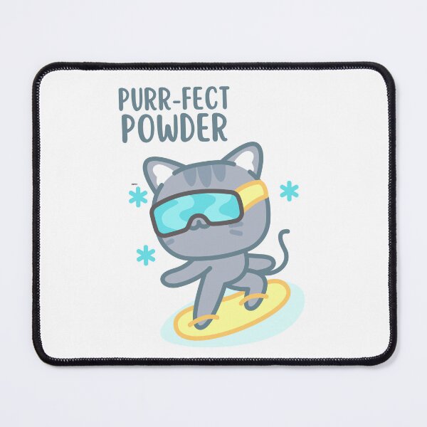 Item preview, Cat Ski: Purr-fect Powder designed and sold by musthavewords.
