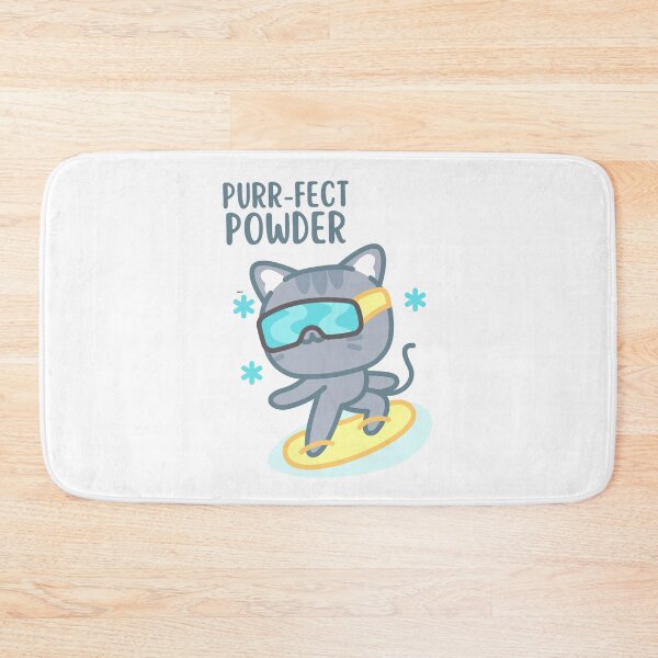 Item preview, Cat Ski: Purr-fect Powder designed and sold by musthavewords.