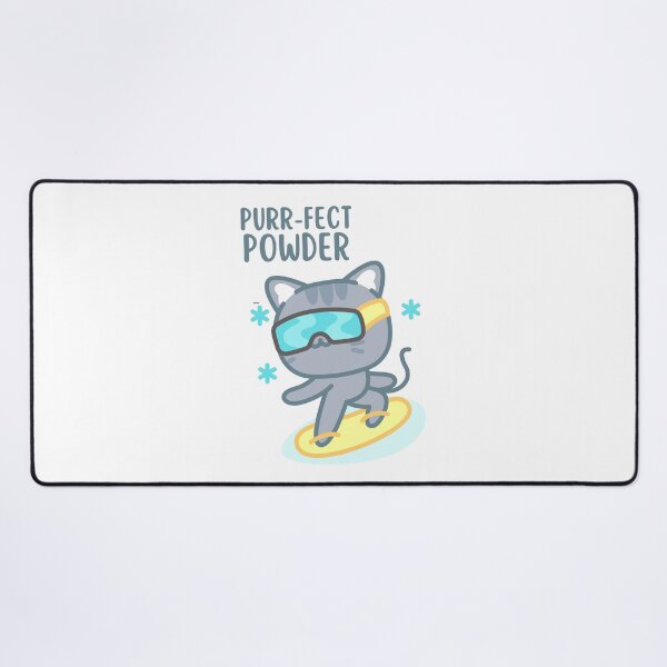 Item preview, Cat Ski: Purr-fect Powder designed and sold by musthavewords.