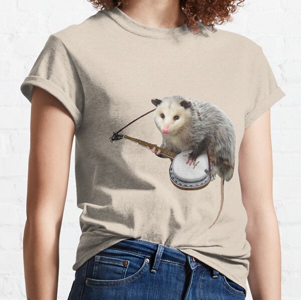 Possum Playing Banjo Classic T-Shirt