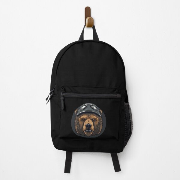 Item preview, Bear With Helmet Bear Portrait designed and sold by titanosdesign.