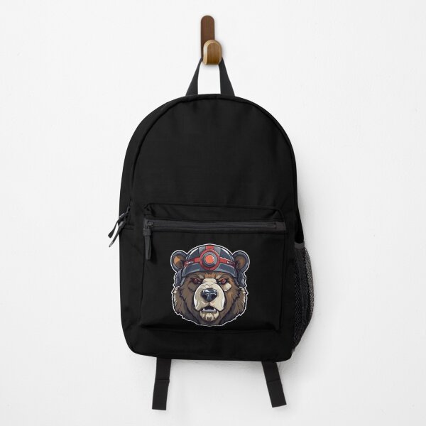 Item preview, Bear With Helmet Bear Portrait designed and sold by titanosdesign.