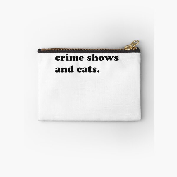 Item preview, Crime shows and cats designed and sold by Mariah Quick.