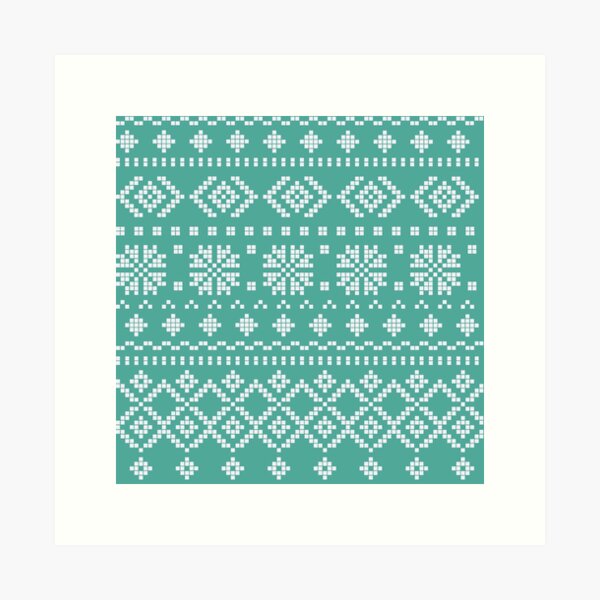Nordic Knits Art Print