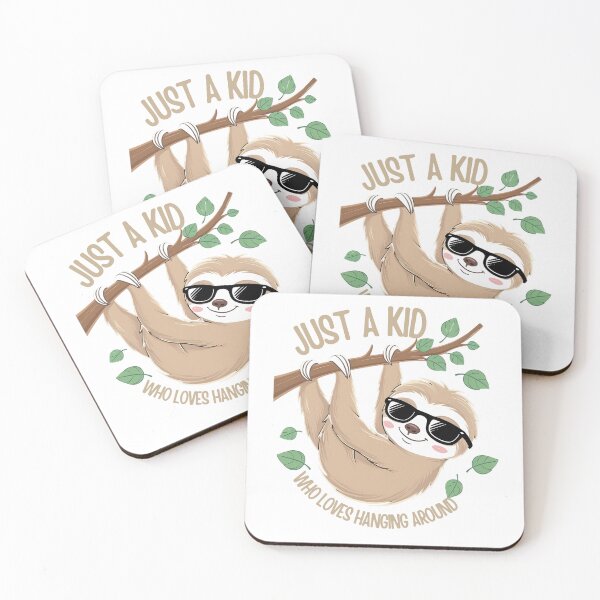 Item preview, Adorable Sloth Shirt for Kids – Fun and Cozy Gift for Little Animal Lovers designed and sold by LoliDesignShop.