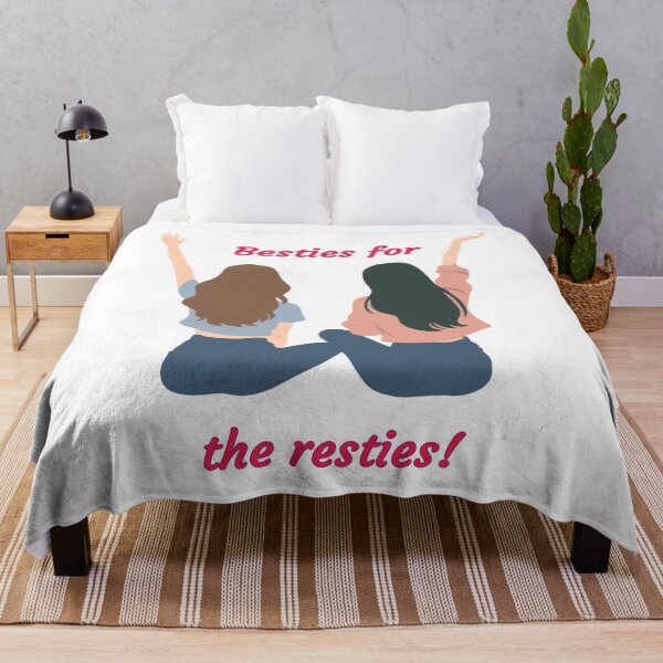 Item preview, Besties for the resties! - funny friendship quotes designed and sold by Happier-Futures.