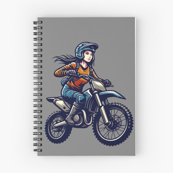 Item preview, MotoCross Lady, Woman on motorcycle, Girl on Dirt Bike designed and sold by Cr320.