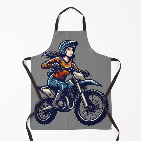 Item preview, MotoCross Lady, Woman on motorcycle, Girl on Dirt Bike designed and sold by Cr320.