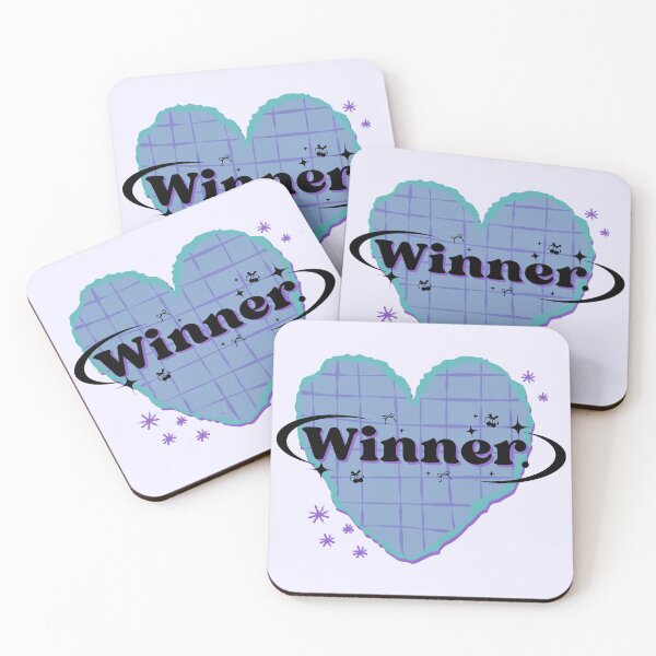 Item preview, Winner K-Pop Blue Heart Scrapbook Design designed and sold by AJUNICE STUDIO.