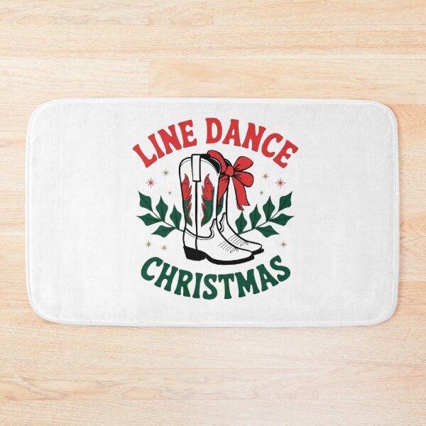 Item preview, Merry christmas linedance Cowboy boots Dance floor designed and sold by BHMARTS.