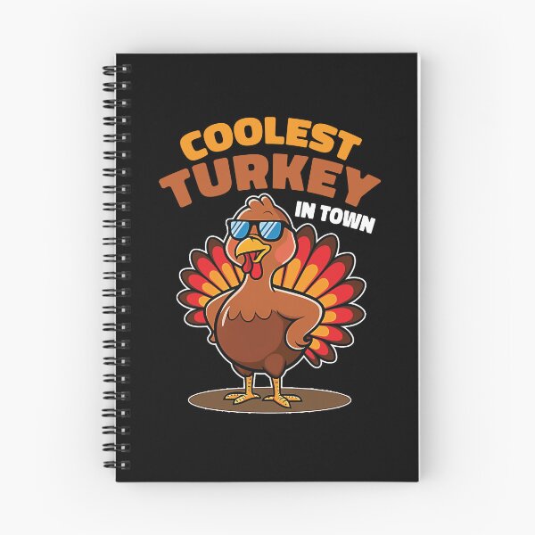 Item preview, Coolest Turkey in Town – Thanksgiving Fun and Festive Style designed and sold by Design Quill  Studio.