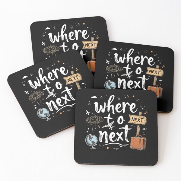 Item preview, funny travel fan graphic where to next funny travel essentials, travel for teens, designed and sold by LuxeGraphix.