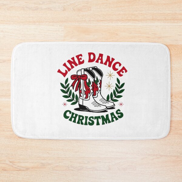 Item preview, Merry christmas linedance Cowboy boots Dance floor designed and sold by BHMARTS.