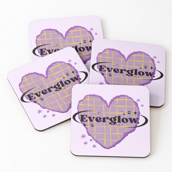 Item preview, Everglow K-Pop Purple Heart Scrapbook Design designed and sold by AJUNICE STUDIO.