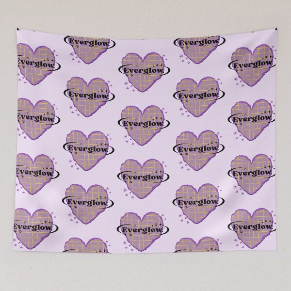 Item preview, Everglow K-Pop Purple Heart Scrapbook Design designed and sold by AJUNICE STUDIO.