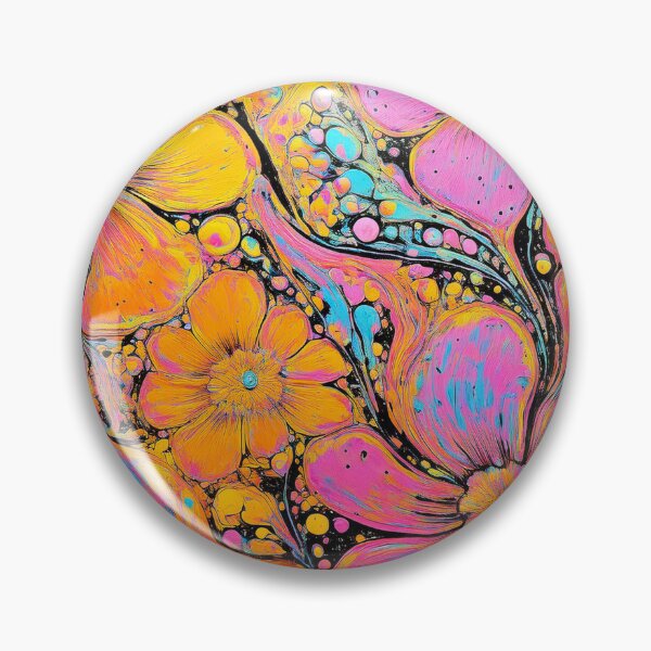Item preview, bright flowers in boho style designed and sold by Pr7em.
