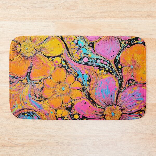 Item preview, bright flowers in boho style designed and sold by PR7M.