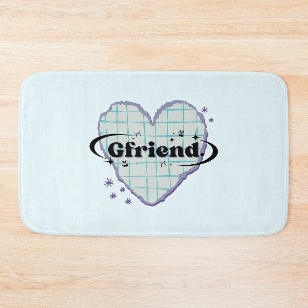 Item preview, GFRIEN K-Pop Blue Pastel Heart Scrapbook Design designed and sold by AJUNICE STUDIO.