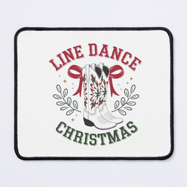 Item preview, Merry christmas linedance Cowboy boots Dance floor designed and sold by BHMARTS.