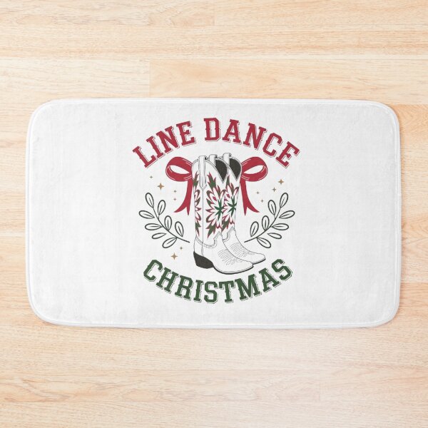 Item preview, Merry christmas linedance Cowboy boots Dance floor designed and sold by BHMARTS.