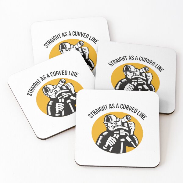 Item preview, Funny Surveyor: Straight as a Curved Line designed and sold by musthavewords.