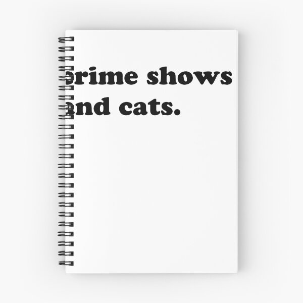 Item preview, Crime shows and cats designed and sold by Mariah Quick.