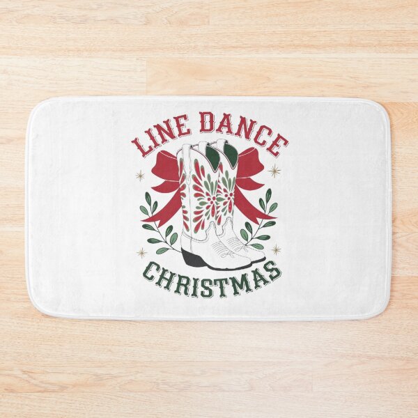 Item preview, Merry christmas linedance Cowboy boots Dance floor designed and sold by BHMARTS.