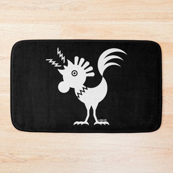 Item preview, Rooster Silhouette / Cock Design (White) designed and sold by MrFaulbaum.