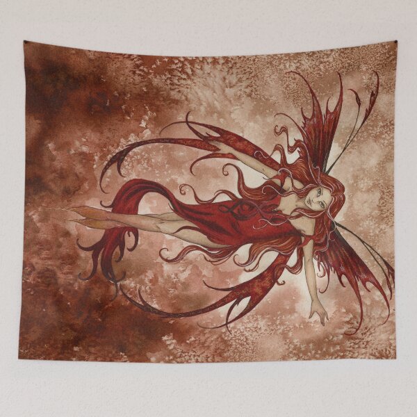 Item preview, Fire Element Fairy designed and sold by AmyBrownArt.