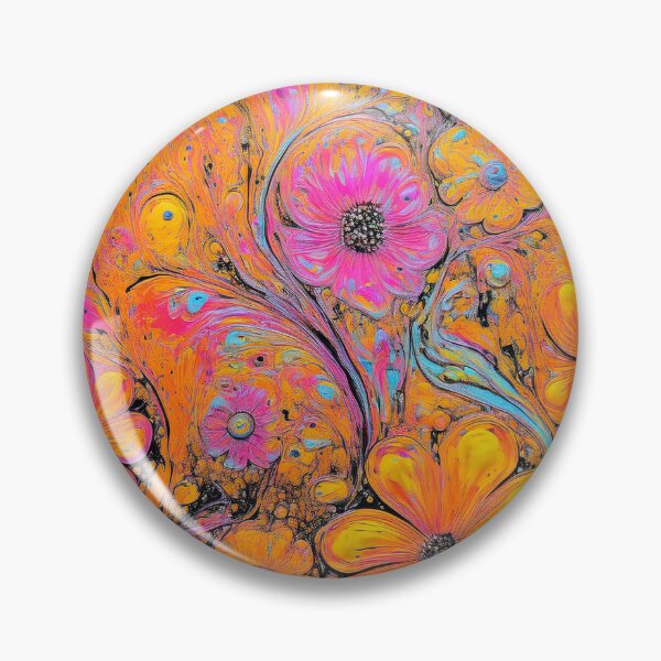 Item preview, bright flowers in boho style designed and sold by Pr7em.