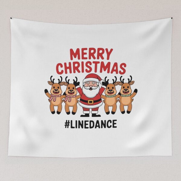 Item preview, Merry christmas linedance Cowboy boots Dance floor designed and sold by BHMARTS.