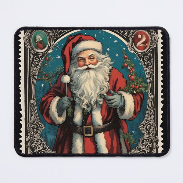 Item preview, Timeless Christmas Santa Claus Stamp designed and sold by Vintagestamps.