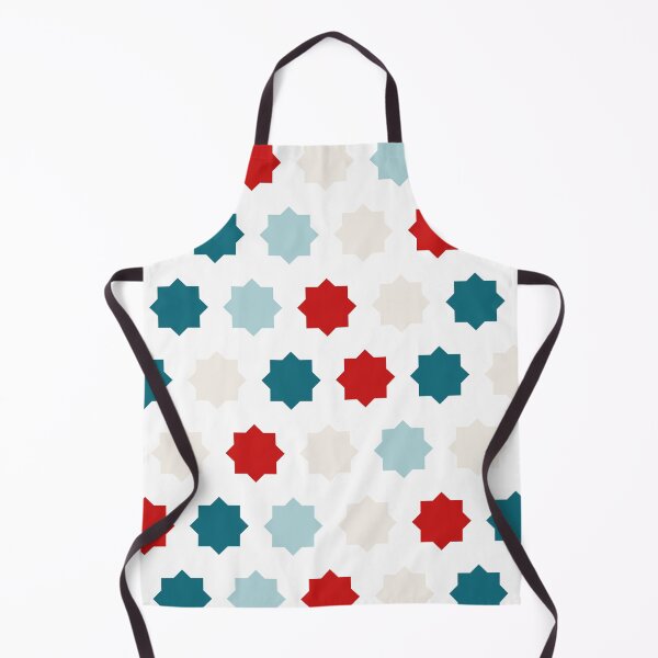 Item preview, Blue Red Moroccan Tile Pattern - Zelij designed and sold by ANZI-Shop.